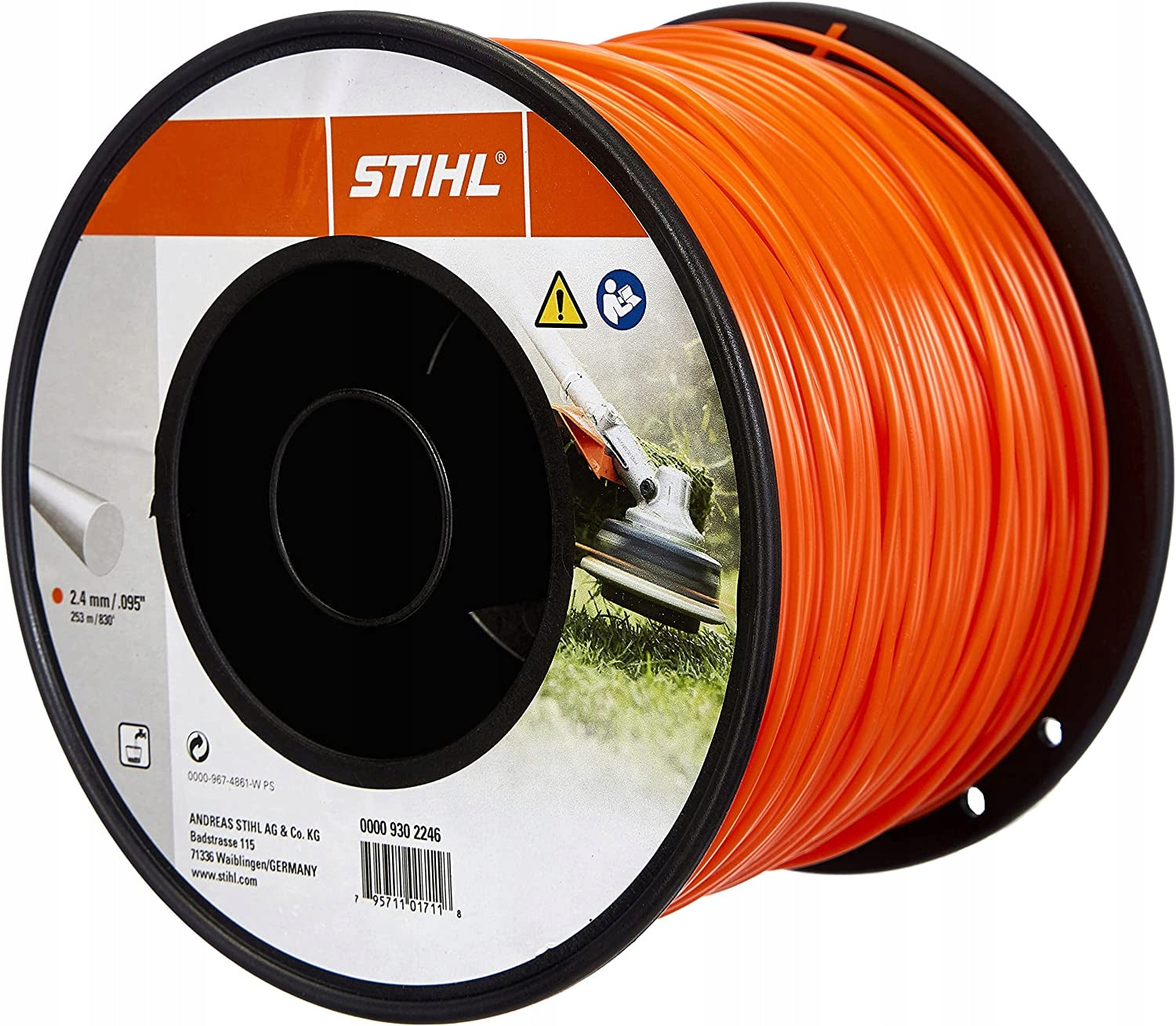ORIGINAL ROUND CUTTING LINE STIHL 2,4mm 253m Brand Stihl