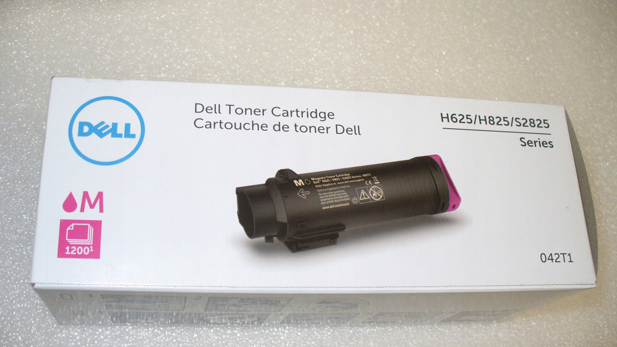 ORIGINAL TONER 042T1 DELL H825 H625 S2825 MAGENTA