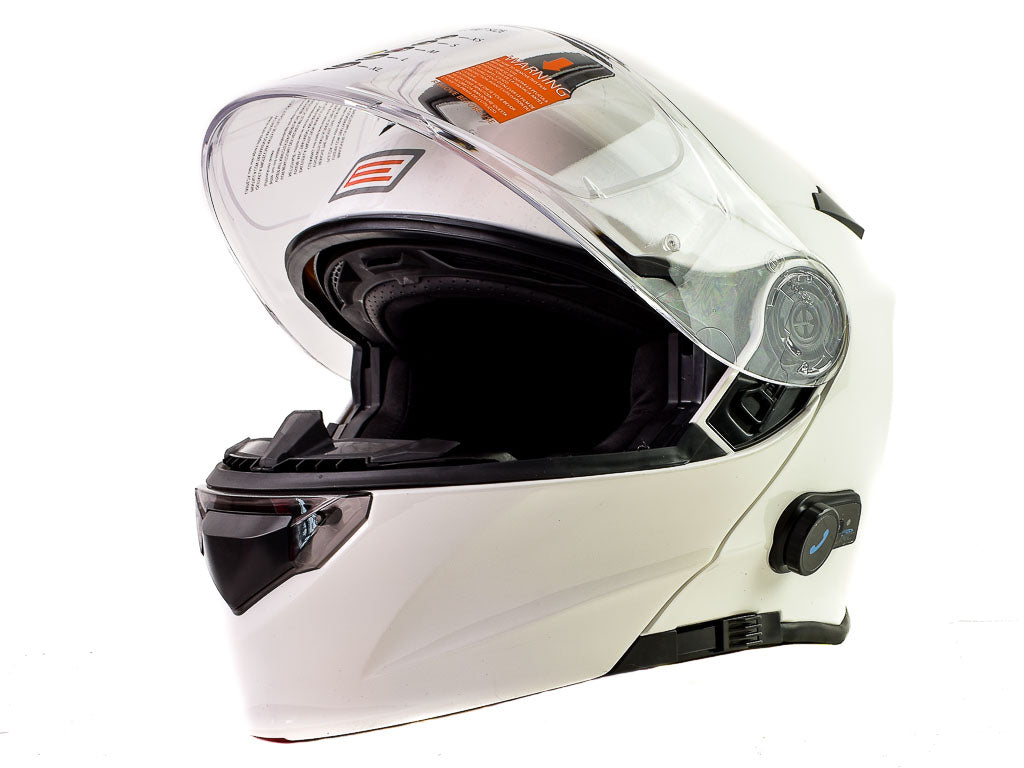 ORIGINE DELTA + BT SOLID white gloss L helmet