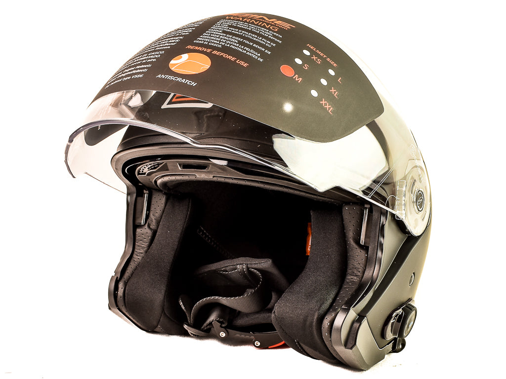 ORIGINE Open Face Helmet PALIO BUILT-IN INTERCOM BLUETOOTH XL Manufacturer Origine