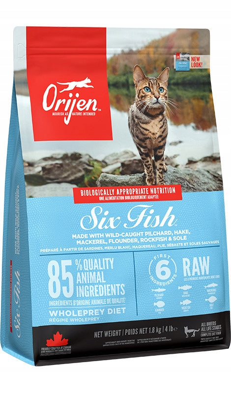 ORIJEN Adult 6 Six Fish Cat 1.8 kg