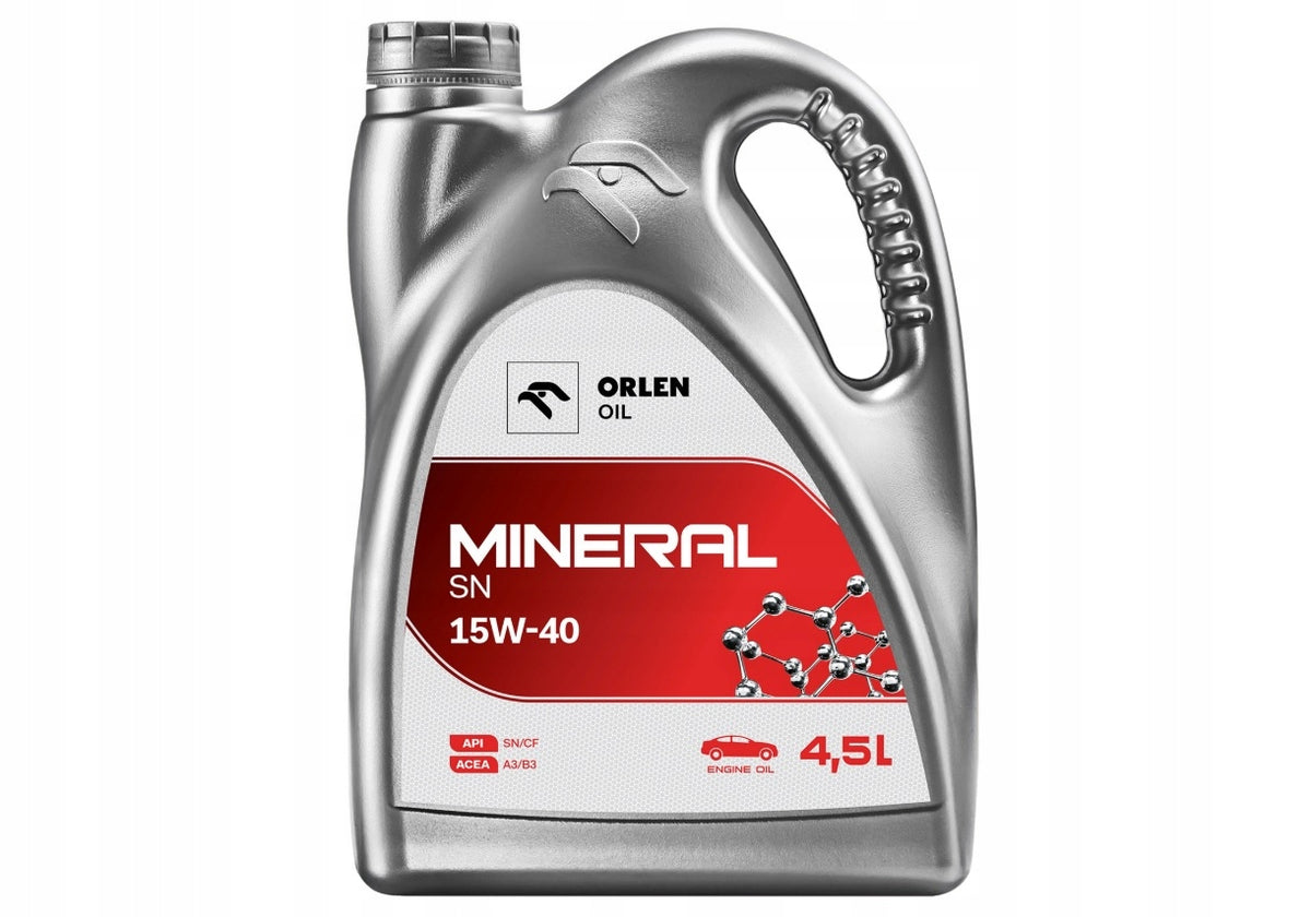 ORLEN OIL engine oil MINERAL SN 15W-40 4,5L (FORMERLY LOTOS MINERAL)