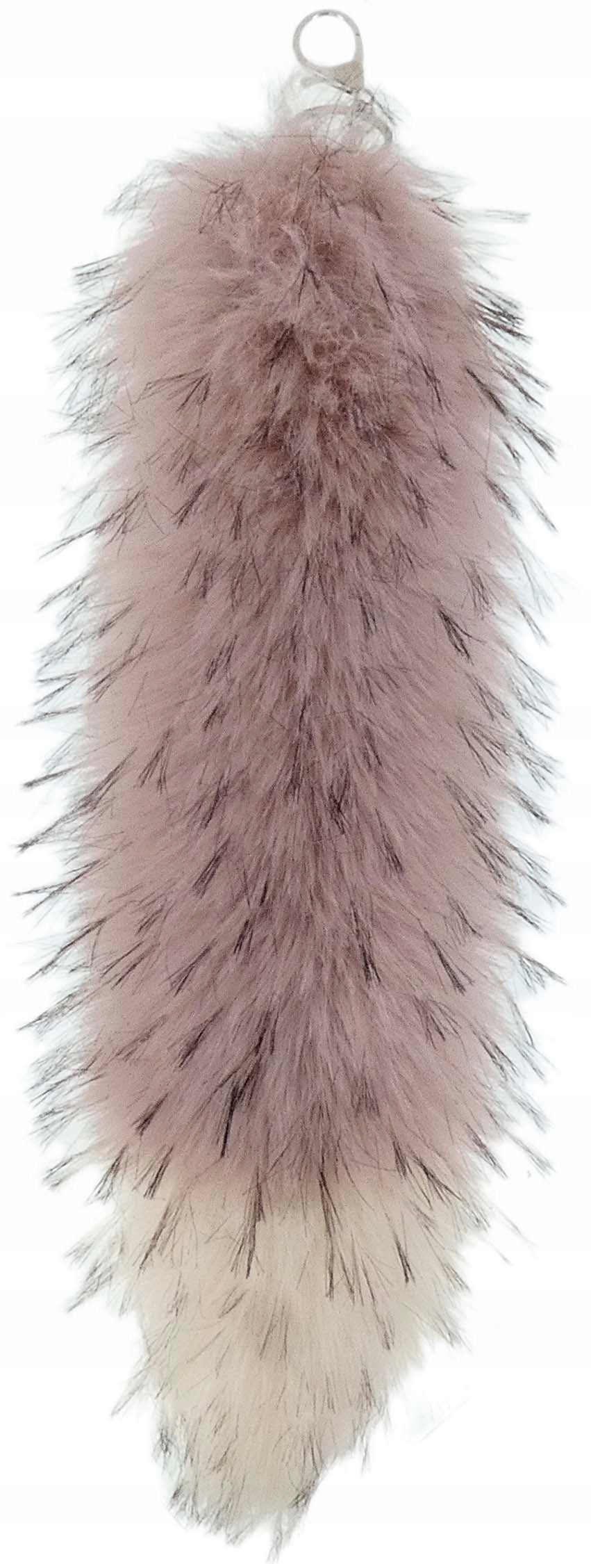 ORNAMENT FOR SKI HELMET MOTORCYCLE KITA LISI TAIL BROWN PINK FURRY Packaging status original