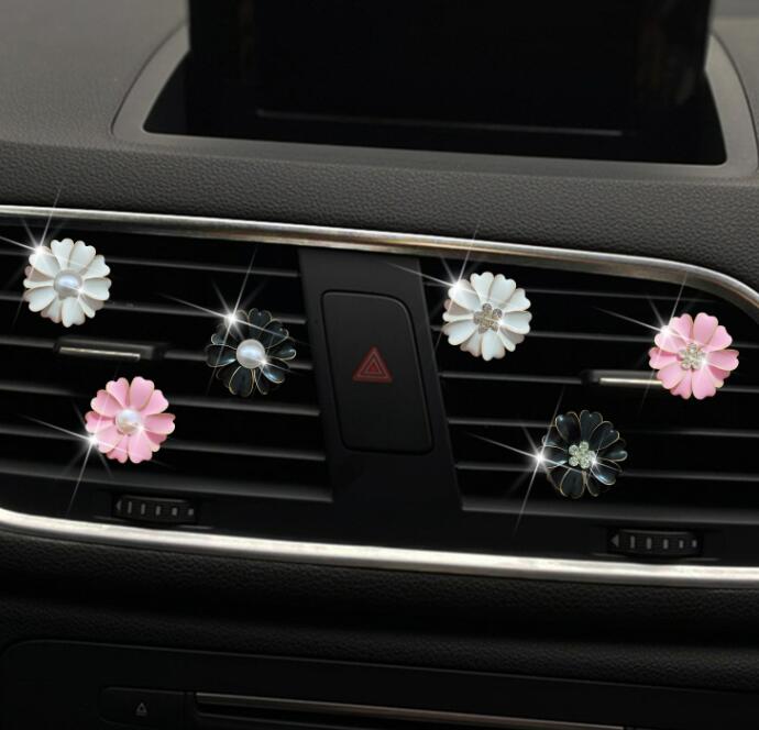 ORNAMENT FRAGRANCE FOR CAR FLOWER TO CHOOSE DIFFERENT COLORS AROMATHERAPY GIFT 1 Kind to the air vent