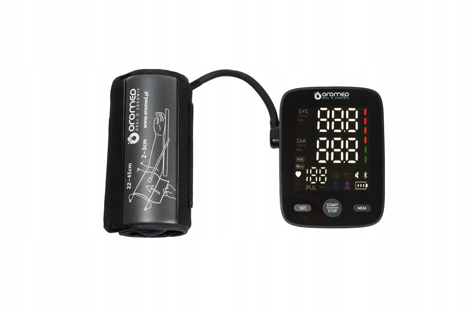 OROMED ORO-N13 COMPACT ELECTRONIC SHOULDER BLOOD PRESSURE MONITOR USB/BATTERIES Manufacturer of a medical device OROMED