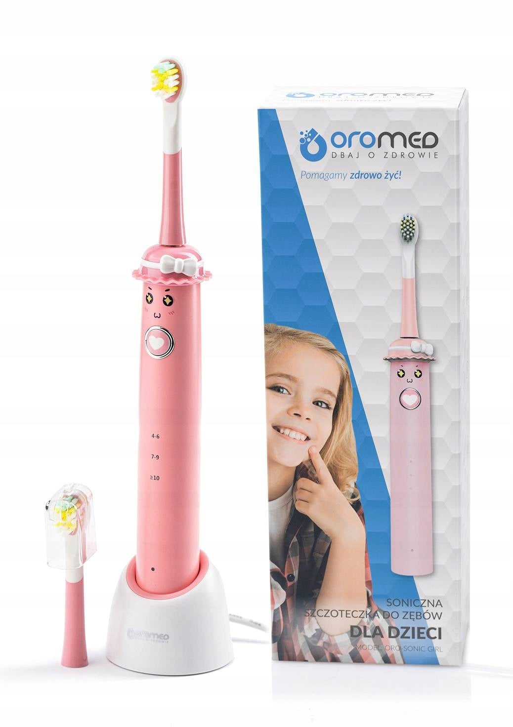 OROMED ORO-SONIC GIRL Sonic toothbrush for children 1 piece