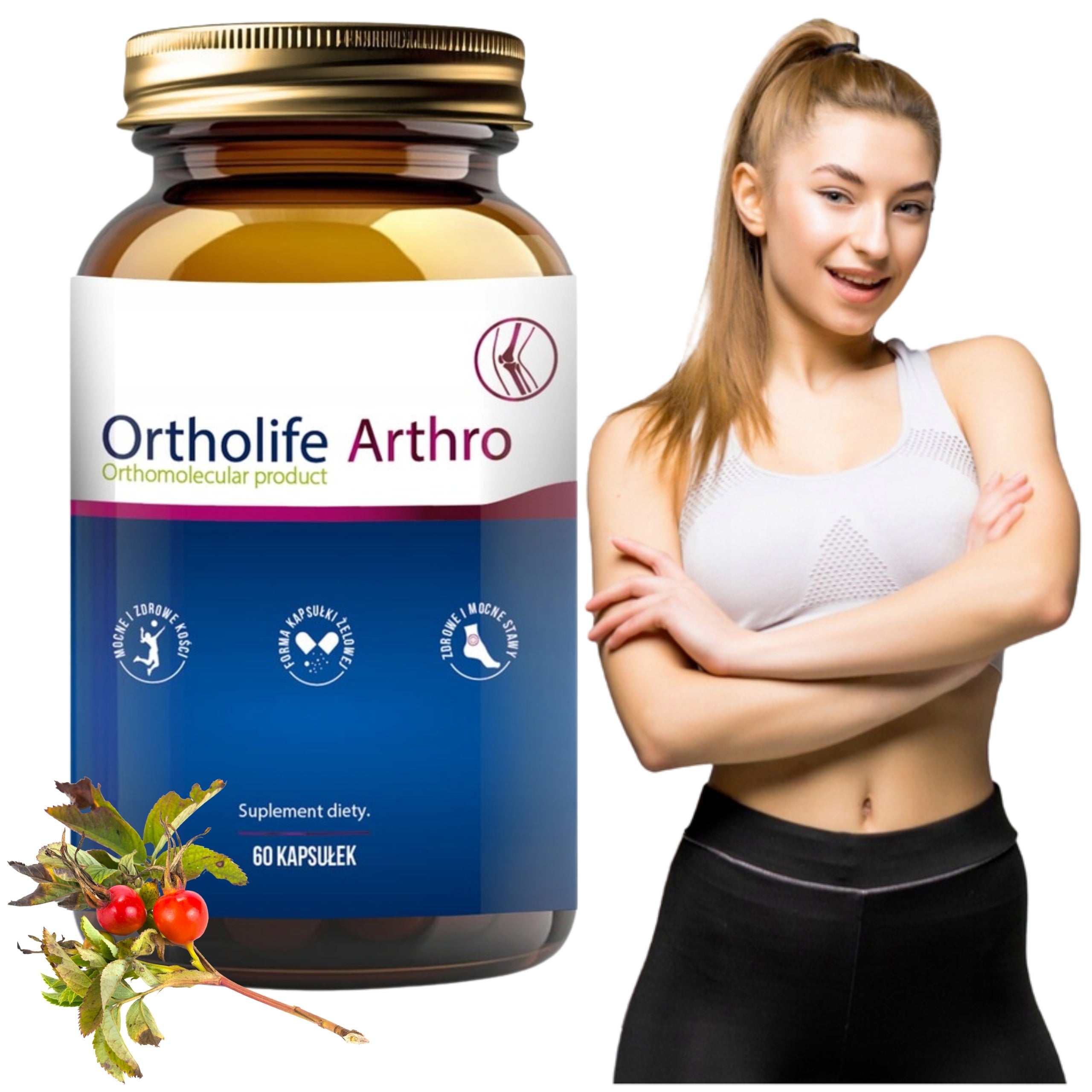 ORTHOLIFE ARTHRO FOR JOINTS 60 CAPSULES COLLAGEN HYDROLYZATE