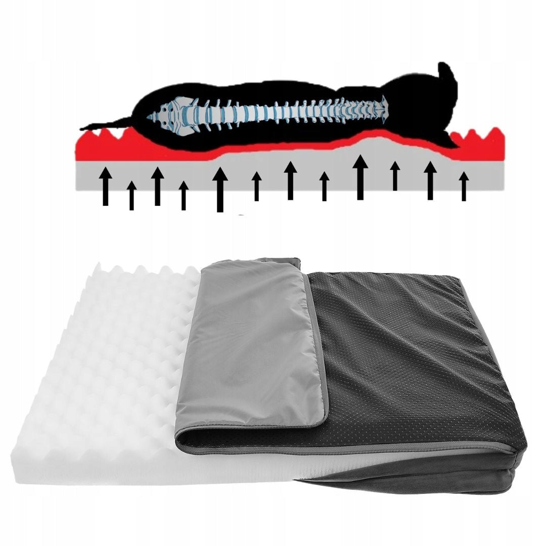 ORTHOPEDIC Bed Dog Mattress PIK M 70x55 Soft Bed Manufacturer code WG-Materac-PIK-szary-M