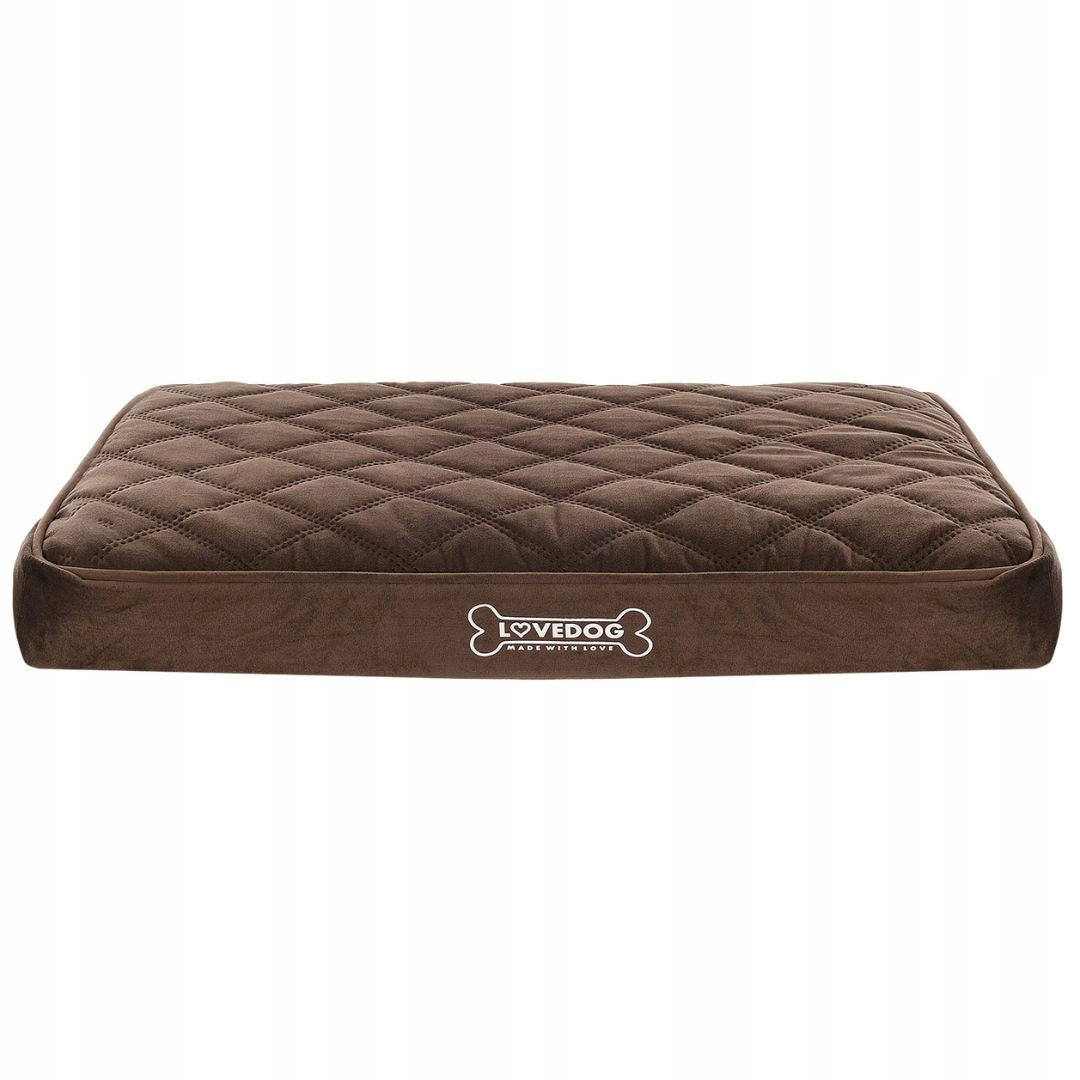 ORTHOPEDIC Bed Dog Mattress PIK M 70x55 Waterproof Bedding Color brown