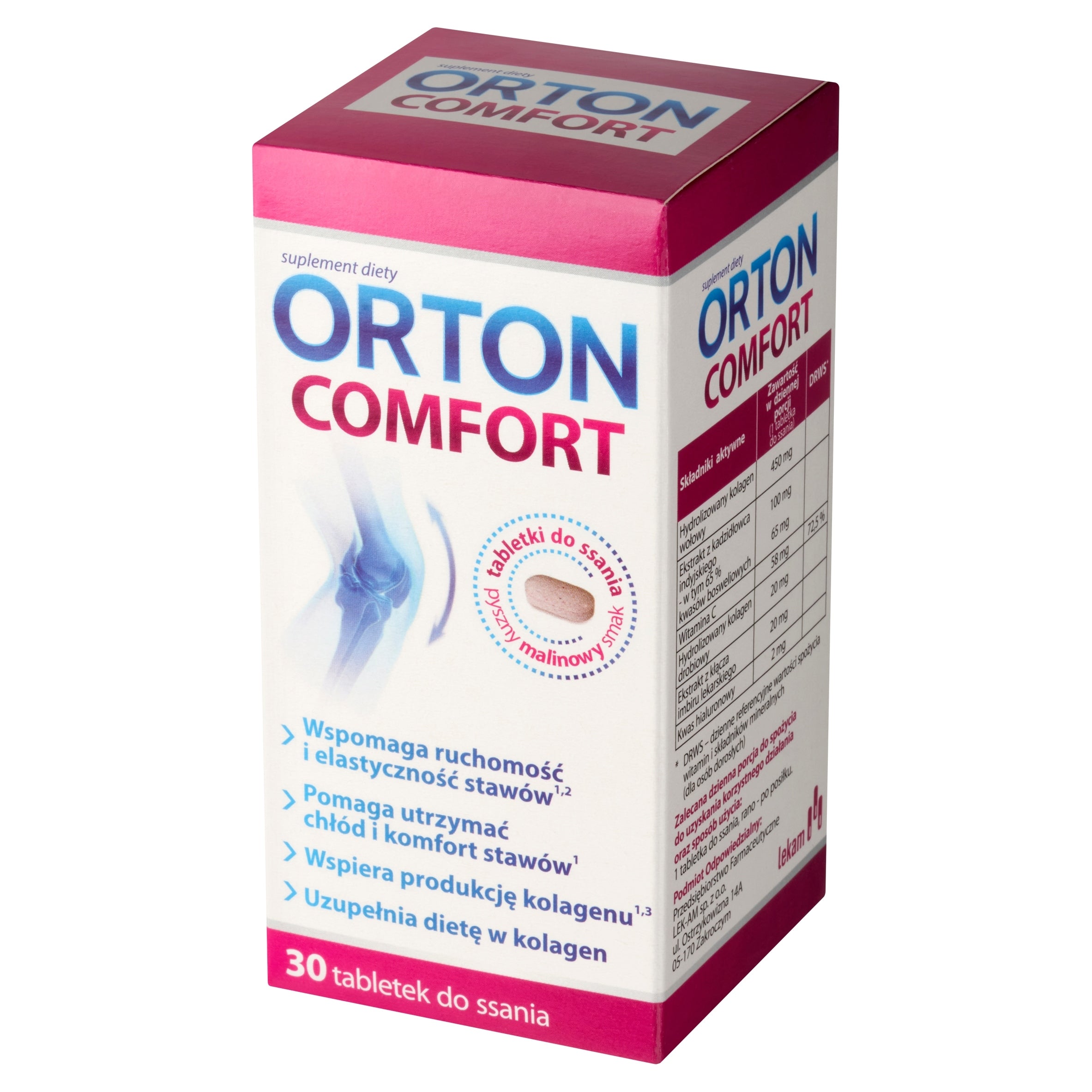 ORTON COMFORT COLLAGEN FOR JOINTS WITH VITAMIN C 30 TABLETS Manufacturer code 5906720537718