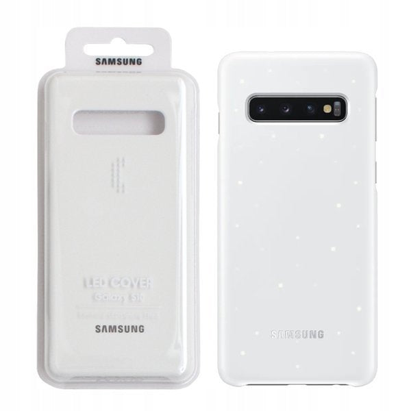 "Samsung" LED dangtelis EF-KG973CW, skirtas S10, baltas