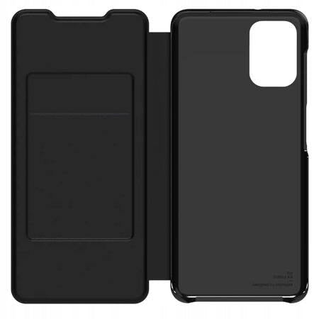 Etui Wallet Book, skirtas Galaxy A02S, juodas