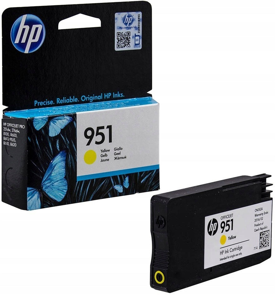 HP 951 Officejet-Tintenpatrone Gelb 