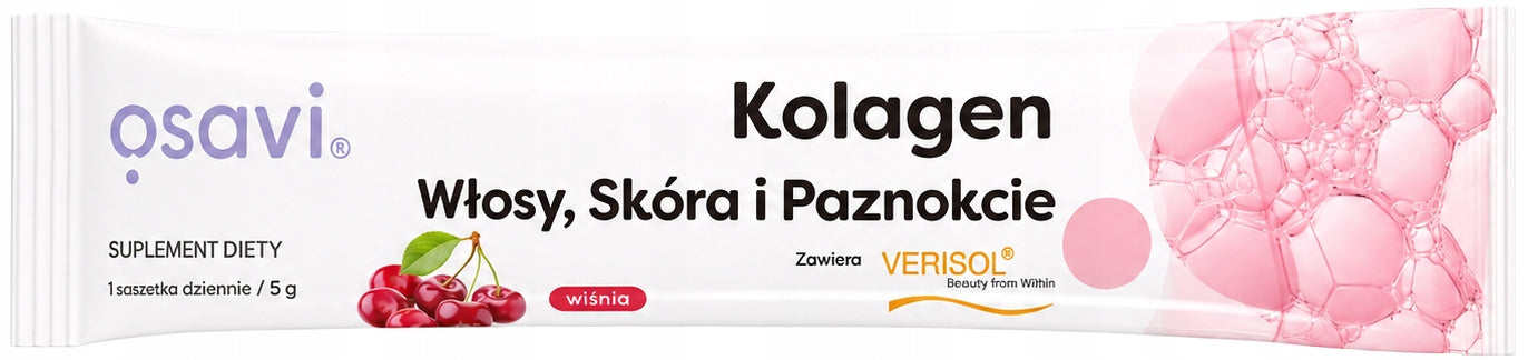 OSAVI COLLAGEN HAIR, SKIN AND NAILS Cherry 5g 1 sachet