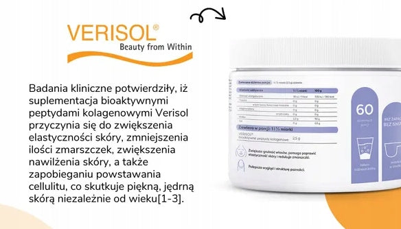 OSAVI Collagen Hair Skin Nails Peptides Verisol 150g Natural Packaging status original