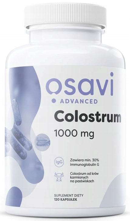 OSAVI Colostrum 1000 mg BOVINE COLOSTRUM IMMUNITY INTESTINE 120 capsules