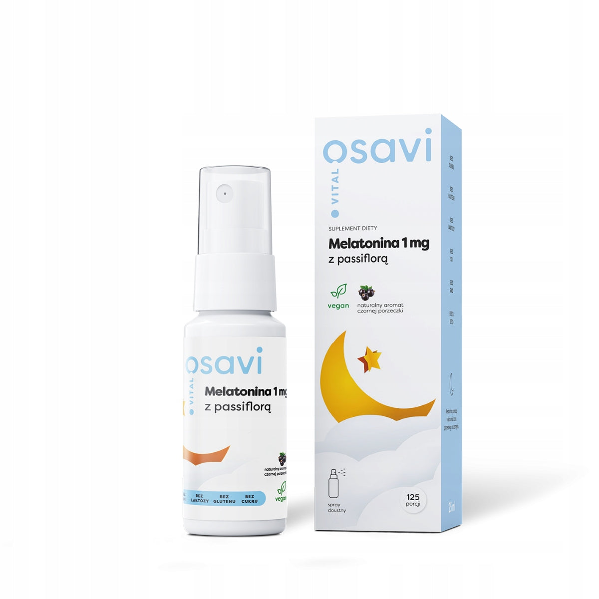 OSAVI MELATONIN 1MG WITH PASSIFLORA 25ML VEGAN SPRAY