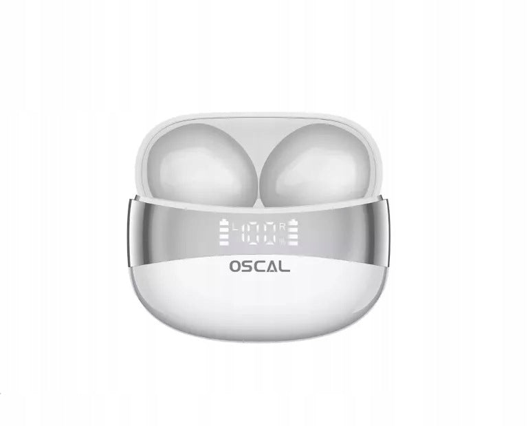 OSCAL HIBUDS6 40H AND IPX7 WIRELESS EARBUDS – BLUETOOTH 5.4, Packaging status original