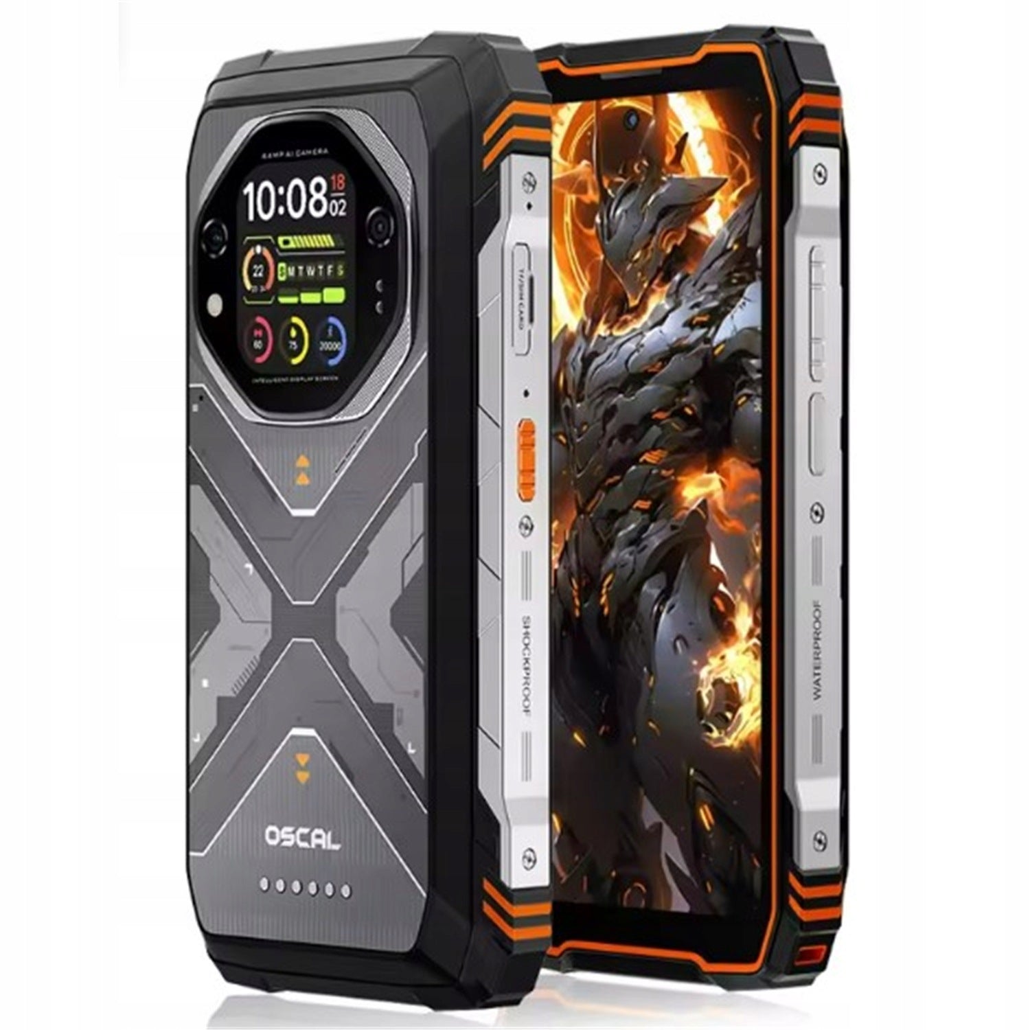 OSCAL Tank 1 5G,48(16+32)GB 512GB/2TB, 6.78 Inch FHD, 20000mAh Packaging status original