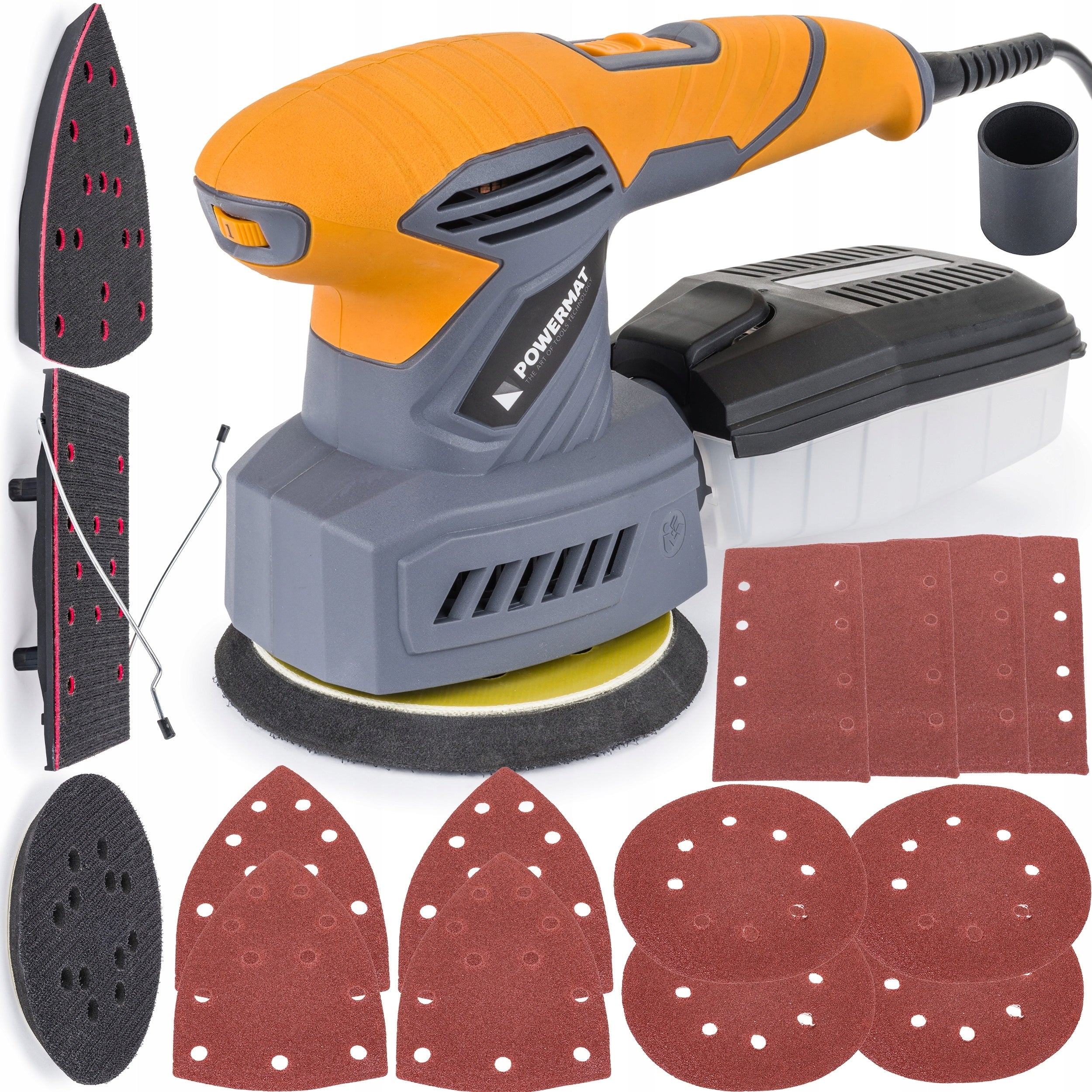 OSCILLATING ECCENTRIC GRINDER 125mm 1200W 3IN1