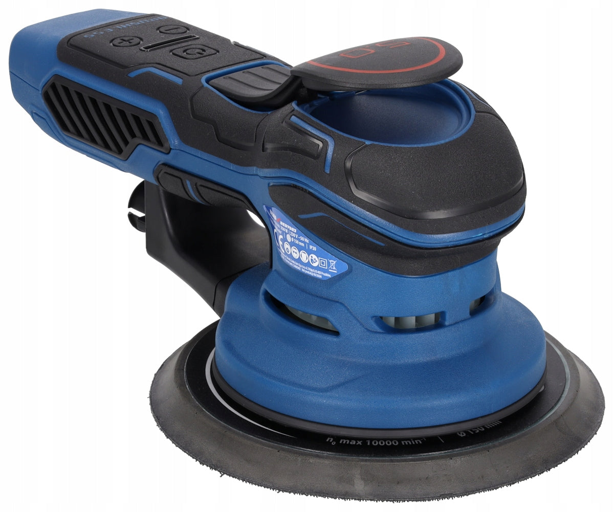 OSCILLATING ECCENTRIC GRINDER 2 pads 150mm 125mm Adjustable 350W DEDRA EAN (GTIN) 5902628798305