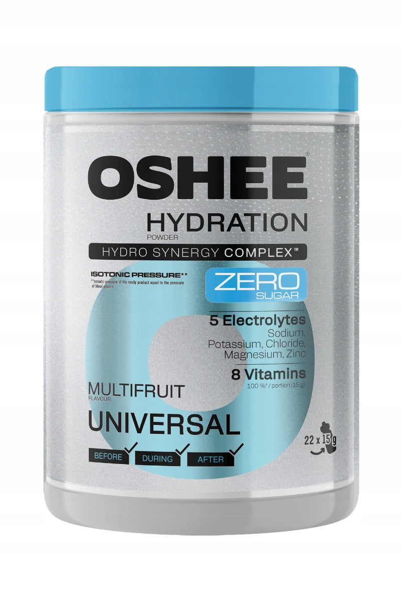 OSHEE Hydration Multifruit Universal 330 g HYDRATION SPORT ISOTONIC Packaging status original