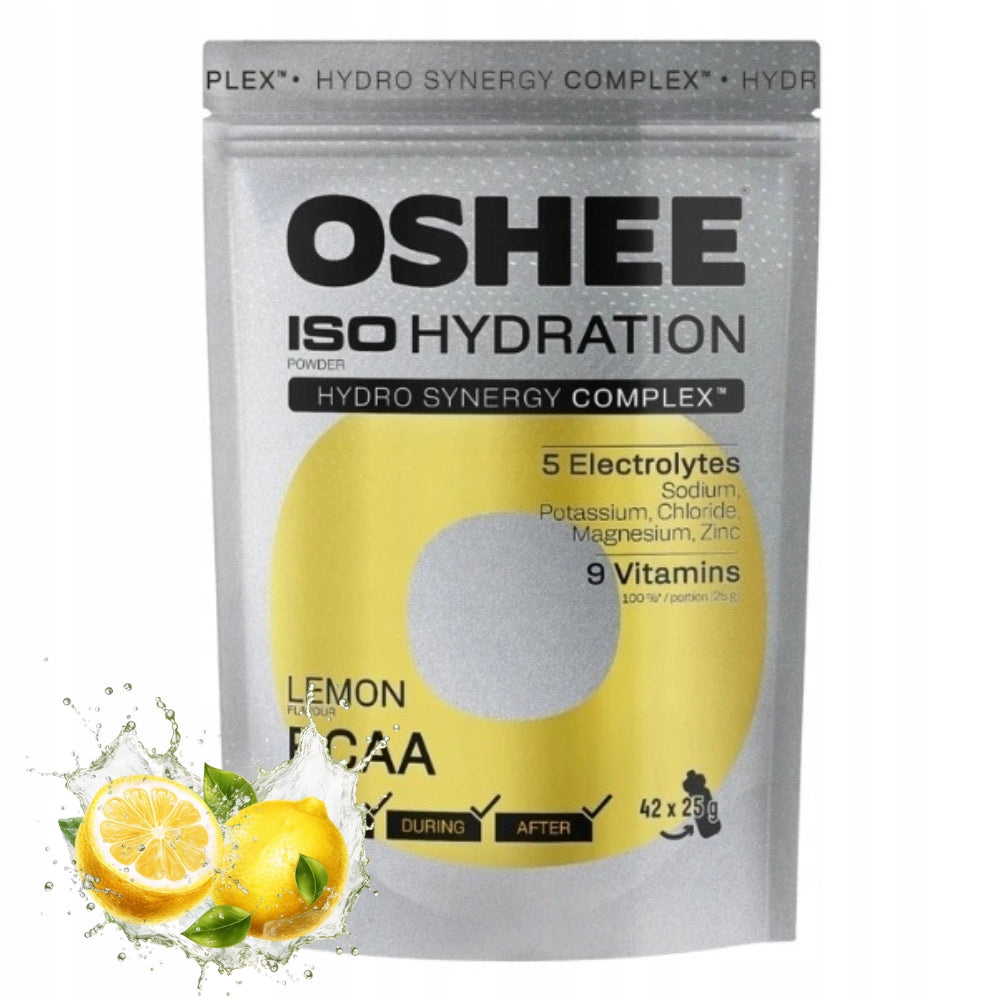 OSHEE ISO HYDRATION POWDER DOYPACK + BCAA 1050 g MUSCLES ENERGY METABOLISM