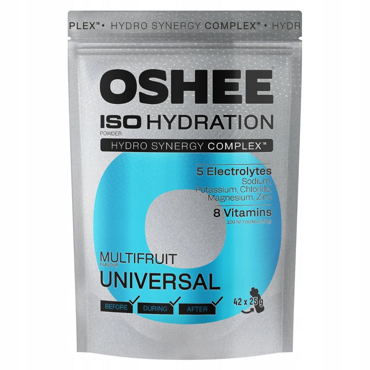 OSHEE ISO Hydration Powder Multifruit 1050 g Carbon Electrolytes Amino Acids