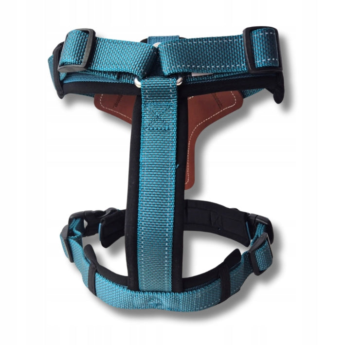 OSLO guard dog harness STRONG solid PREMIUM Lalazoo BLUE XL Brand Lalazoo