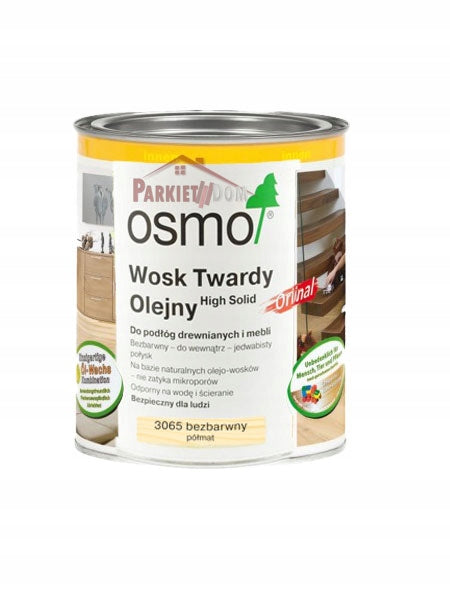 Öl mit Hartwachsen Osmo Original 3065, transparent, halbmatt, 0,75 l 