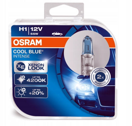 Autolampen Osram Cool Blue Intense H1, 2 Stk. 