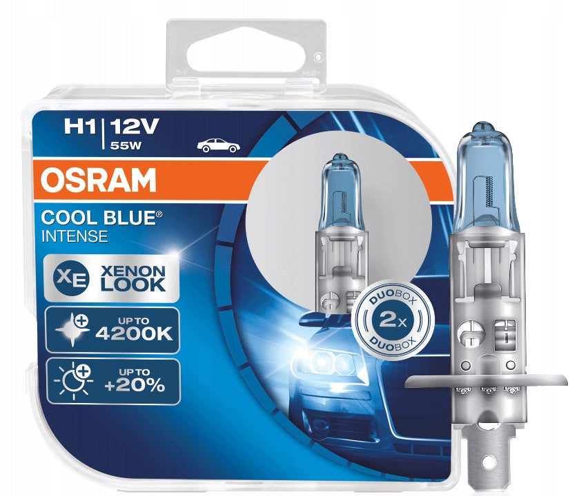 Autolampen Osram Cool Blue Intense H1, 2 Stk. 