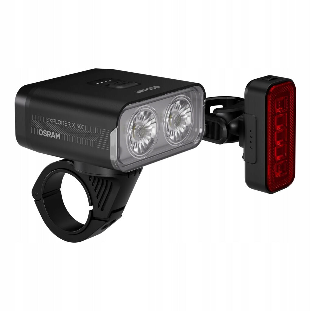 OSRAM LEDSBIKE EXPLORER 500 SET BIKE LIGHTS SET FRONT REAR USB-C LED Brand Osram