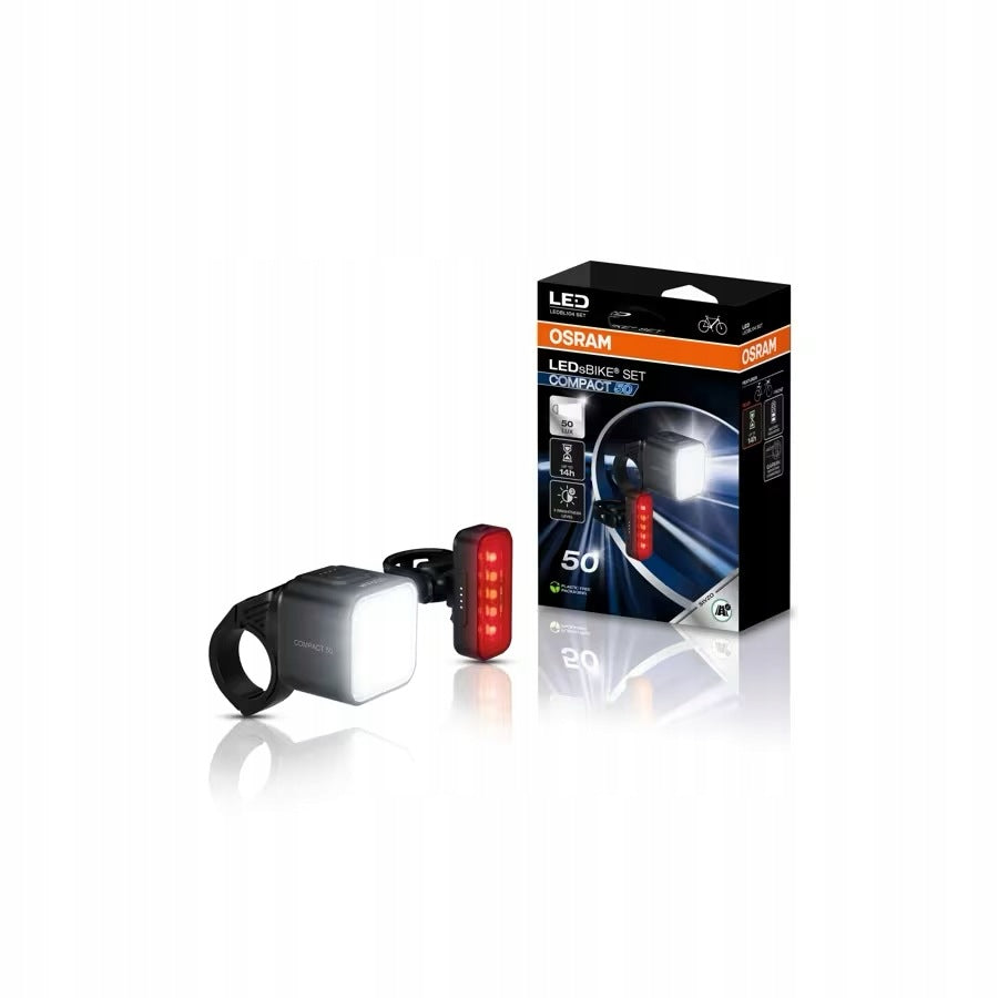 OSRAM LEDsBIKE COMPACT 50 SET - set of LED bicycle lights 50 lx Brand Osram