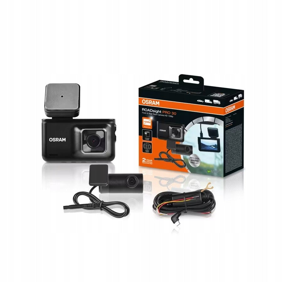 OSRAM ROADsight PRO 30 - front + rear car camera, GPS, HDR Brand Osram