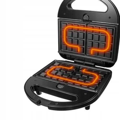 OSTBA 3 in 1 sandwich toaster, panini, for waffles with 3 tiles toaster 750W
