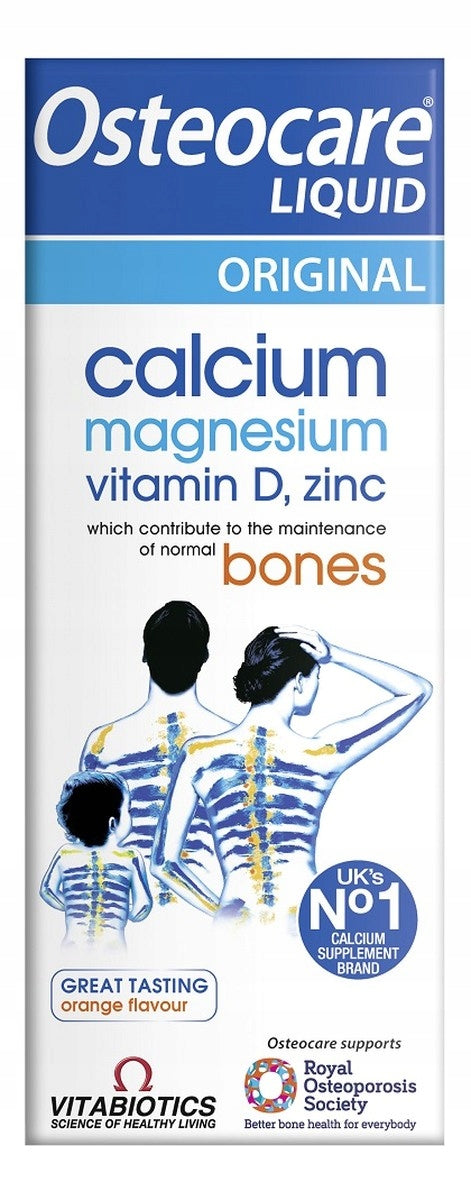 OSTEOCARE LIQUID liquid lime, magnesium vitamin D3 osteoporosis joints 200ml Brand Vitabiotics