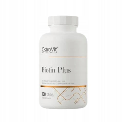 OSTROVIT BIOTIN PLUS 100 TABLETS, BIOTIN, ZINC, SELENIUM, FOLIC ACID