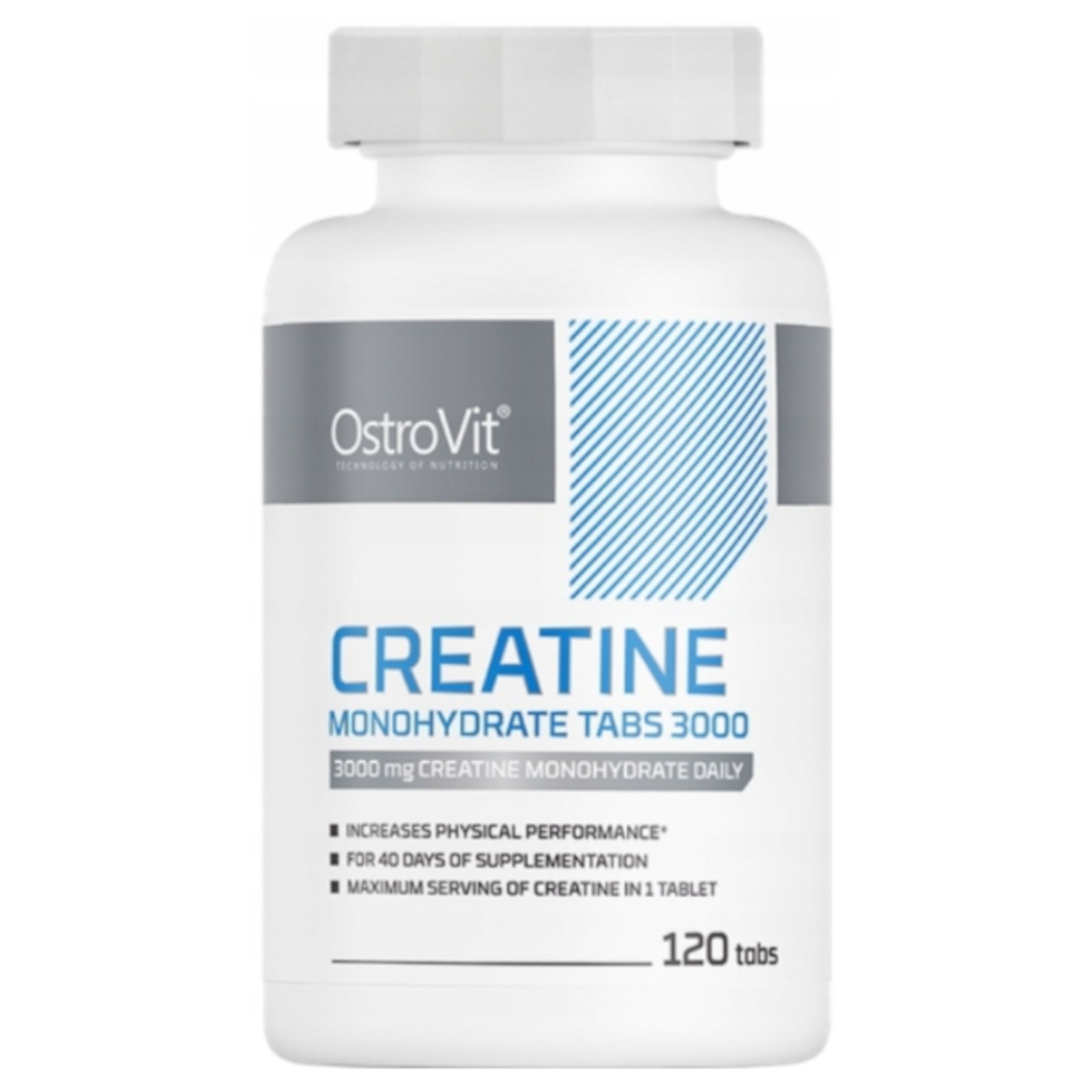 OSTROVIT CREATINE MONOHYDRATE 3000 120 k. MUSCLES STRENGTH POWER ENERGY