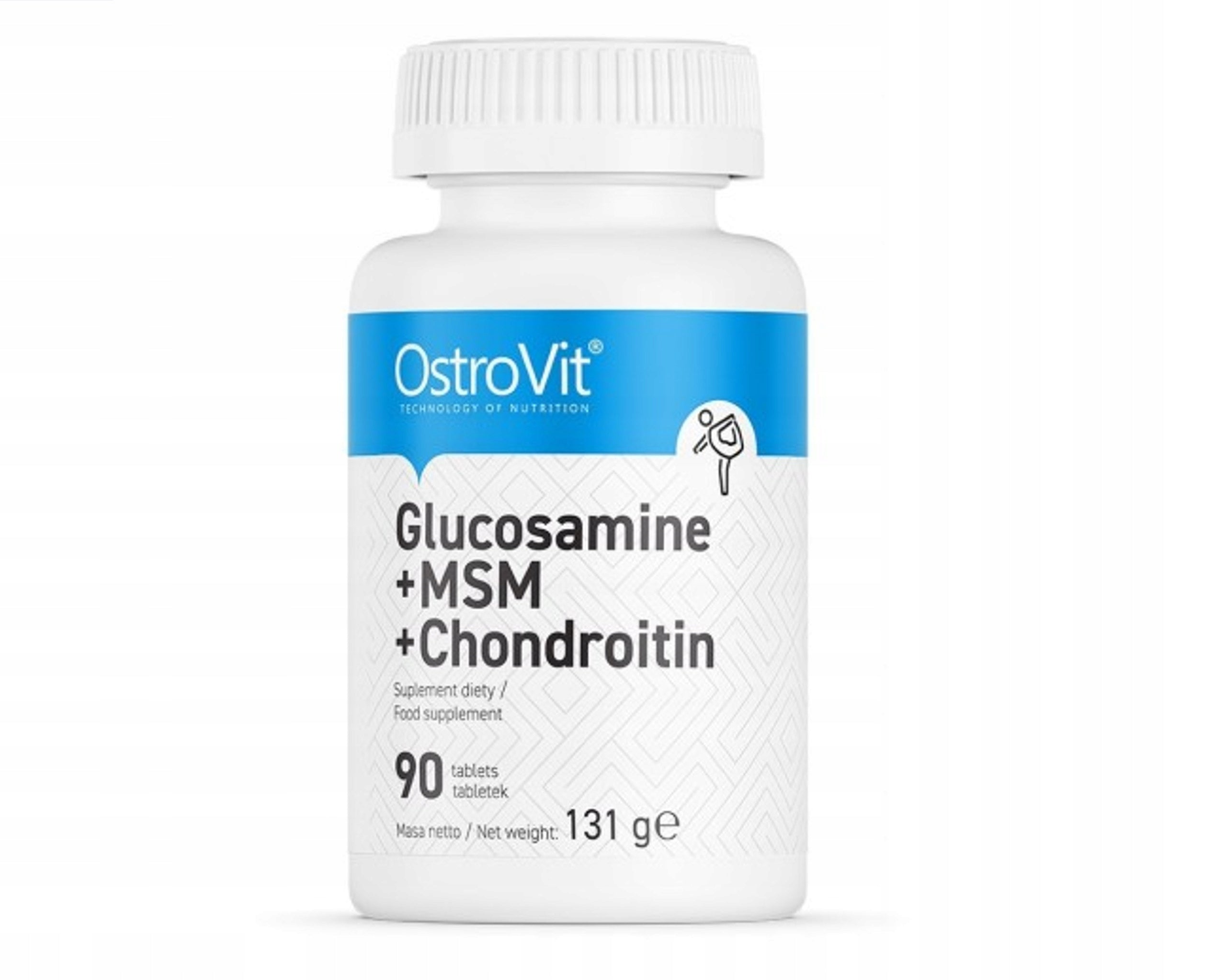 OSTROVIT GLUCOSAMINE MSM CHONDROITIN 90 tab. JOINTS