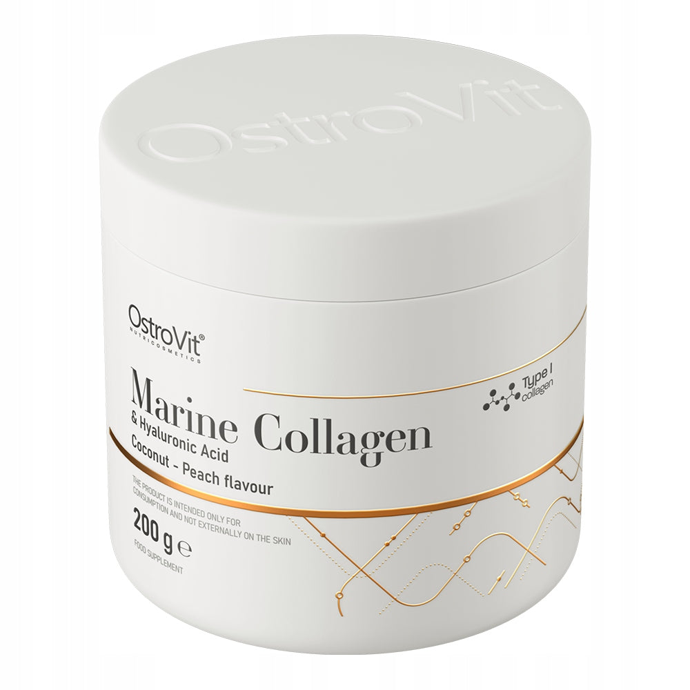 OSTROVIT MARINE COLLAGEN HYALURONIC ACID, VIT C 200 g Brand OstroVit
