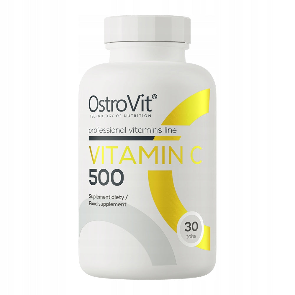 OSTROVIT NATURAL VITAMIN C 500mg ACID L- Ascorbic 30 TABLETS HEALTH