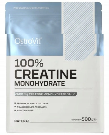 OSTROVIT PURE CREATINE MONOHYDRATE NATURAL 500 G CREATINE 200 servings Manufacturer code 5902232610260