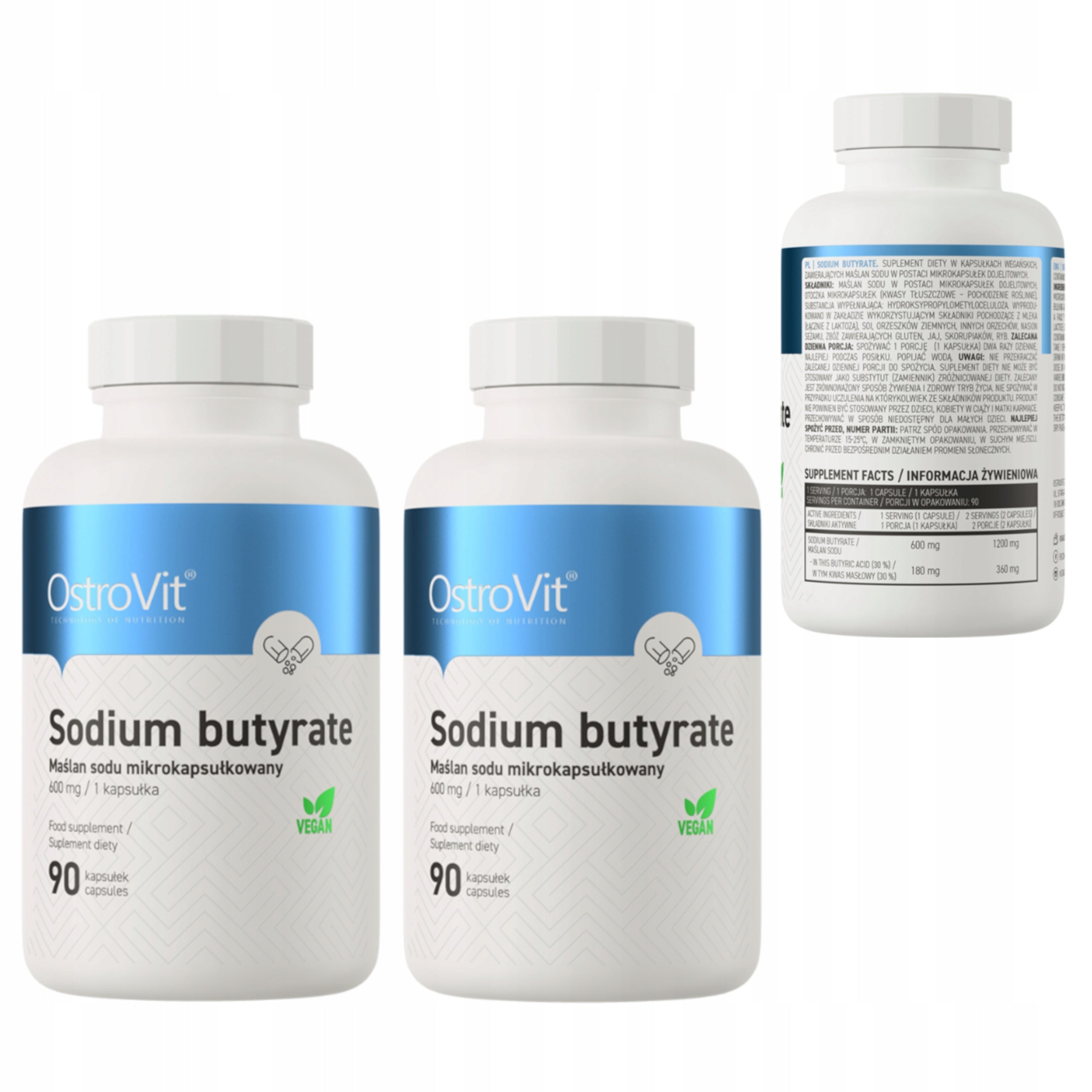 OSTROVIT SODIUM BUTYRATE 600 180k BUTYRIC ACID SODIUM BUTYRATE INTESTINE DIGESTION