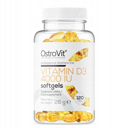 OSTROVIT STRONG EFFECTIVE IMMUNITY VITAMIN D3 4000IU CHOLECALCIFEROL 120