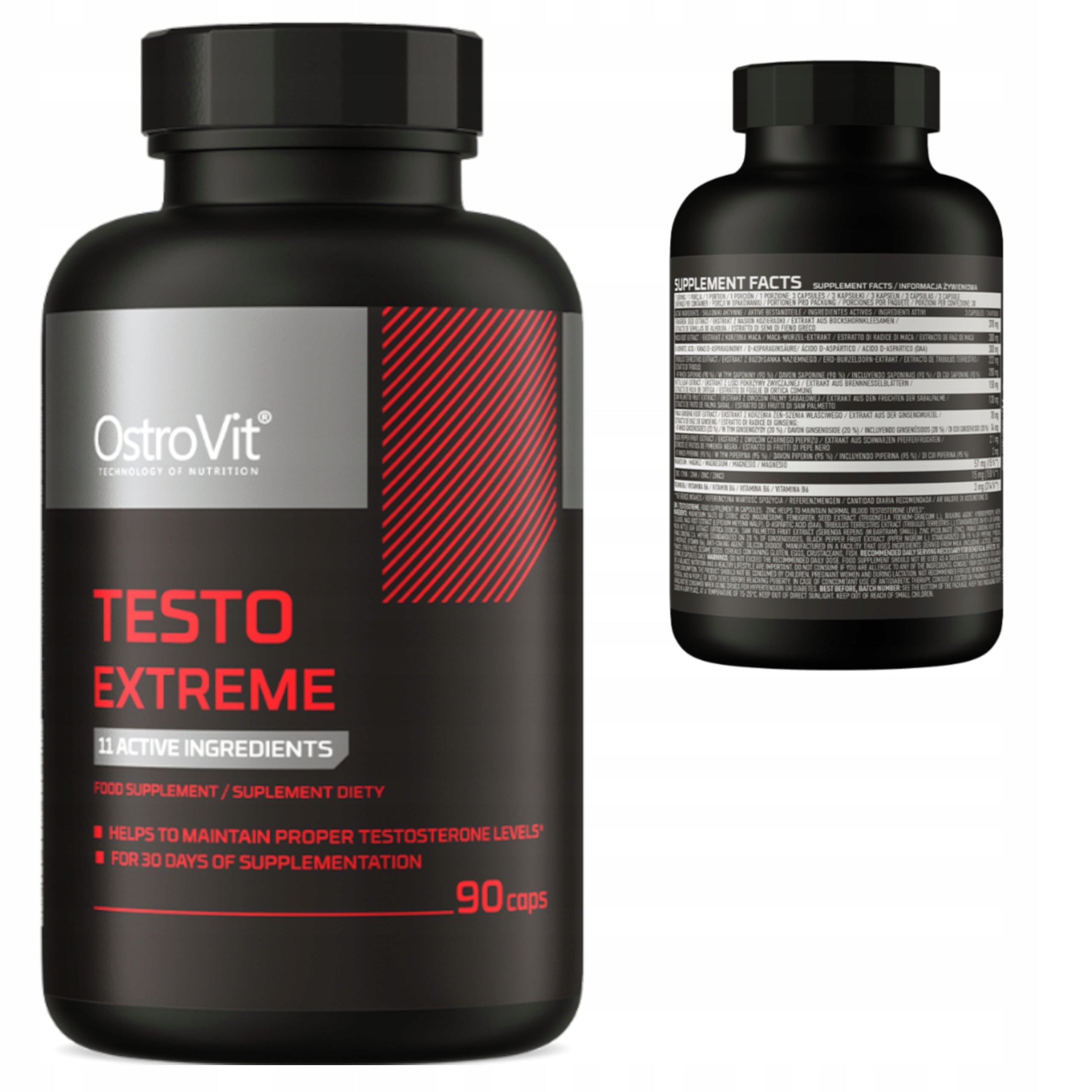 OSTROVIT TESTO EXTREME 90 k. TESTOSTERONE BOOSTER STRENGTH LIBIDO TRIBULUS MACA