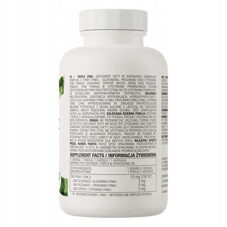 OSTROVIT Triple Zinc (90 capsules) Brand OstroVit