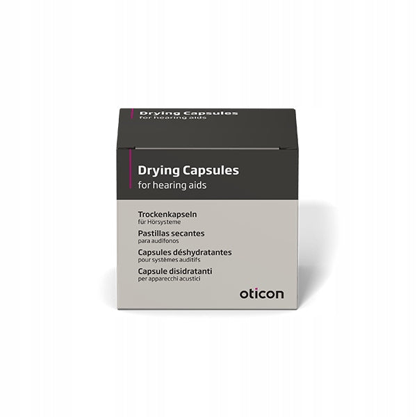 OTICON capsules for drying hearing aids 6pcs.