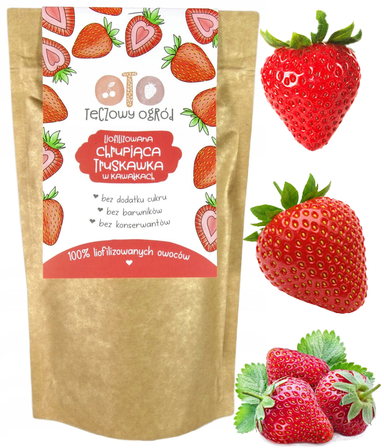 OTOLANDIA FREEZE-DRIED FRUIT CRISPY STRAWBERRY IN PIECES 20g