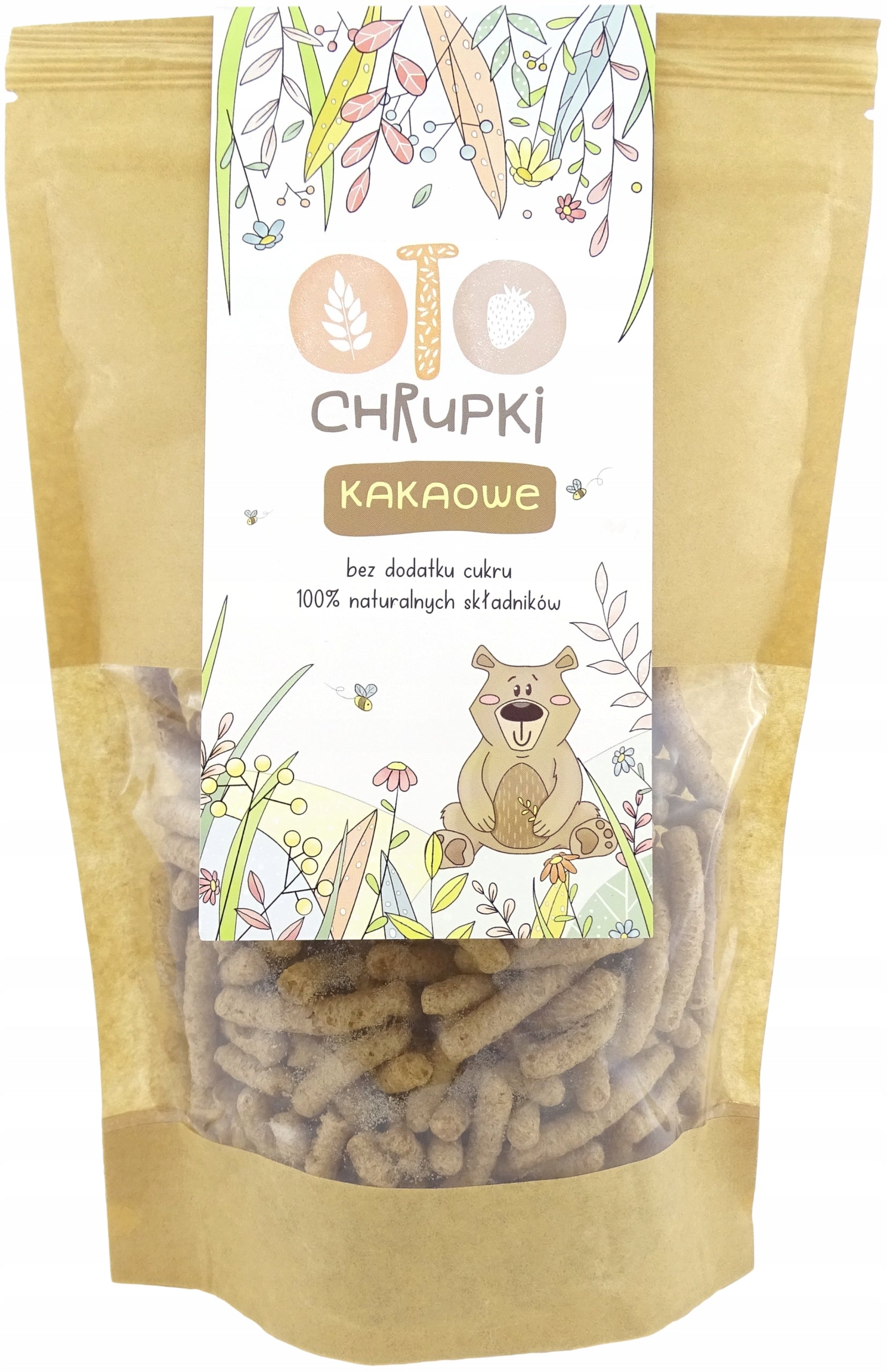 OTOLANDIA HERE ARE NATURAL CRISPS HEALTHY COCOA WITHOUT ADDED SUGAR 25g